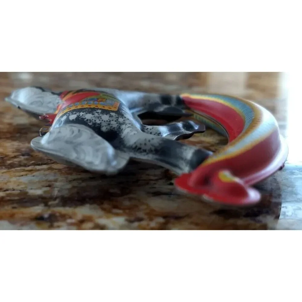 Hallmark TIN ROCKING HORSE Keepsake Christmas Ornament Vintage 1983 Original Box